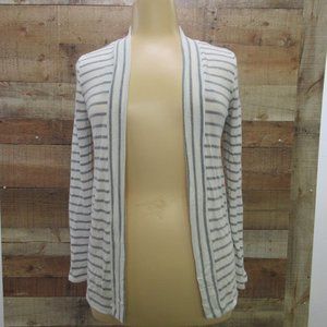 41 Hawthorn NWT Wht/Gray Stripe Cardigan Various